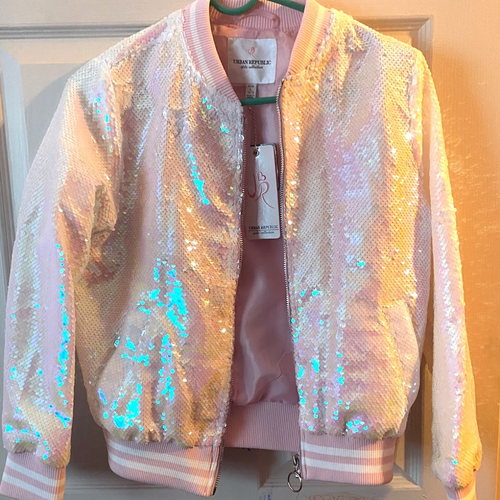 Girls Sequin Jacket